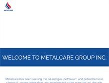 Tablet Screenshot of metalcare.com
